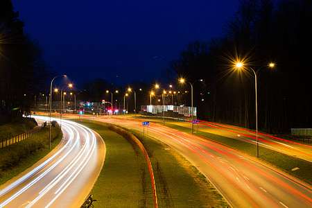 time-lapse photography of road thumbnail