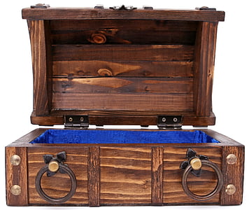 brown wooden chest box thumbnail