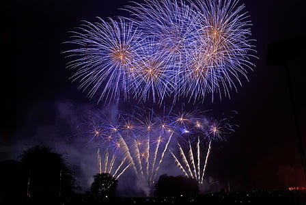 fireworks display during night time thumbnail