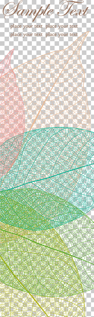 Paper Texture, leaves Texture Shading card, green and white sample text PNG clipart
