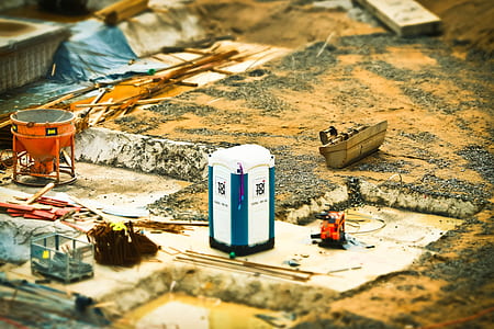 tilt-shift photography of portable CR thumbnail