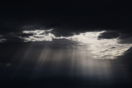 cloudy sky with light rays thumbnail