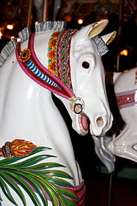 white ceramic horse figurine thumbnail