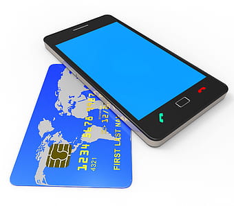 Credit Card Online Represents World Wide Web And Bought thumbnail
