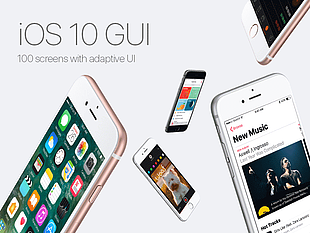 iOS 10 GUI sketch file sketch file