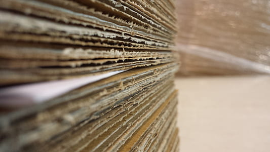 pile of brown cardboard thumbnail