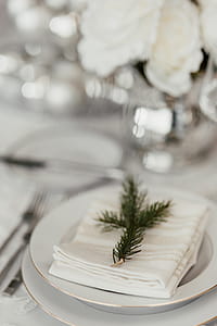 Silver Christmas decorations thumbnail