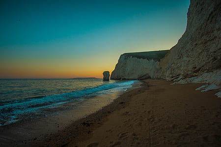 seashore during golden hour thumbnail
