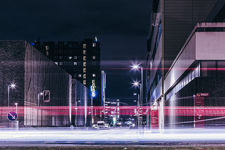 time lapse photography of street lights during nighttime thumbnail