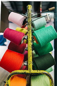 Big colorful Spool of Thread Sewing thumbnail