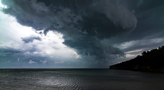 sea under cloudy sky in landscape photography thumbnail