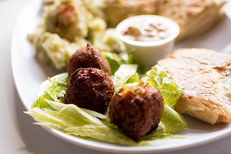 close-up photography of cooked meat with vegetable thumbnail