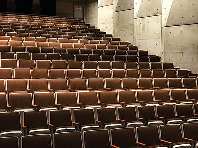 brown theater chair during daytime thumbnail