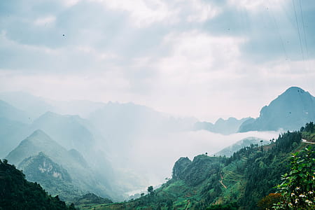 top view of mountain with sea of clouds thumbnail