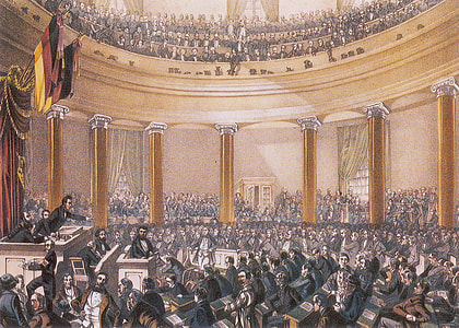 Frankfurt Parliament at St. Paul's church in 1848 thumbnail