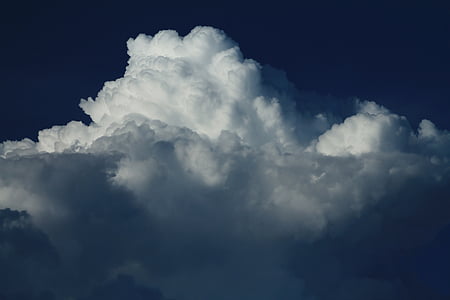 white clouds under blue skies thumbnail