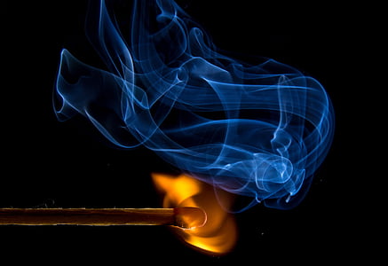 blue smoke graphic wallpaper thumbnail