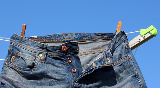 blue denim bottoms hanged thumbnail