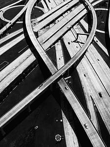 aerial photography of intersection road thumbnail