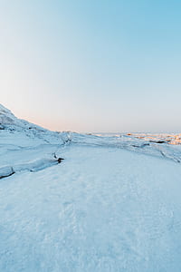 snow near body of water thumbnail