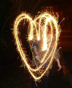 man holding sparkler timelapse photography thumbnail