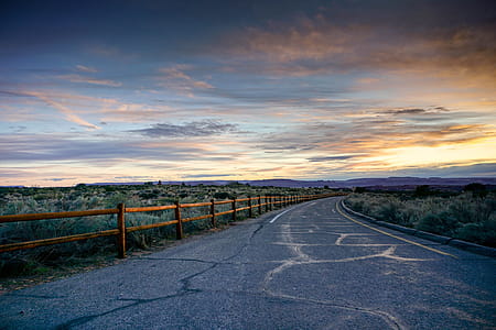 Open Road At Sunset Photo thumbnail