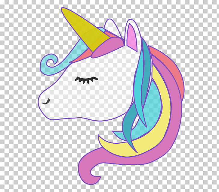 young woman with unicorn