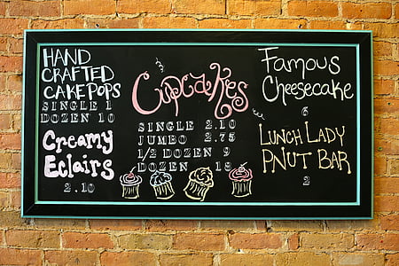 rectangular chalkboard on wall thumbnail