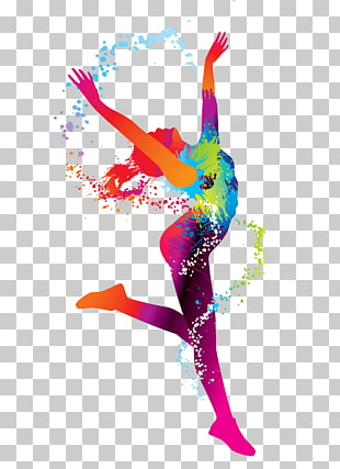 Sport Euclidean , Color Woman, woman dancing illustration PNG clipart