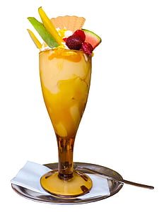 glass of fruit juice with slice of watermelon and strawberry thumbnail