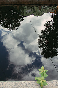 Reflection in river channel thumbnail