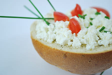 salad served on brown bowl thumbnail