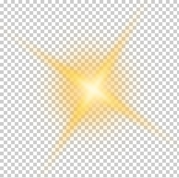 Sunlight, Golden shine light effect element PNG clipart