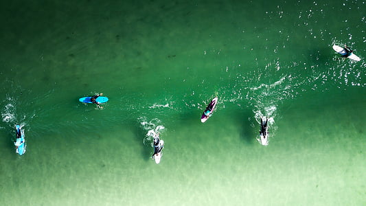 aerial photo of body of water thumbnail