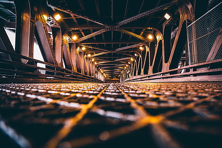 brown metal railway system thumbnail