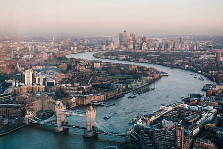 aerial photography of London Bridge thumbnail