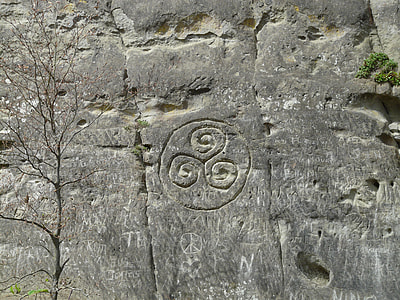 Stone, Rock, Relief, steinzeichnung, characters, ornament thumbnail