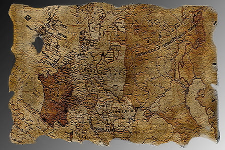 brown and black map thumbnail