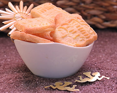 round white ceramic bowl and cookies thumbnail