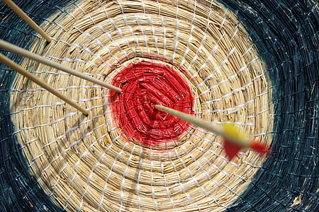 brown arrow on red target thumbnail