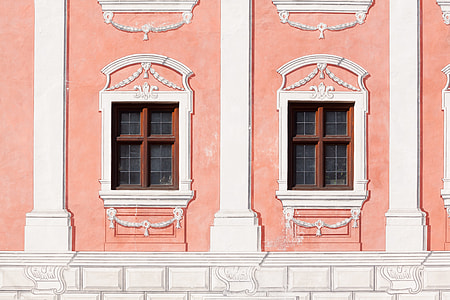 pink and white concrete building thumbnail