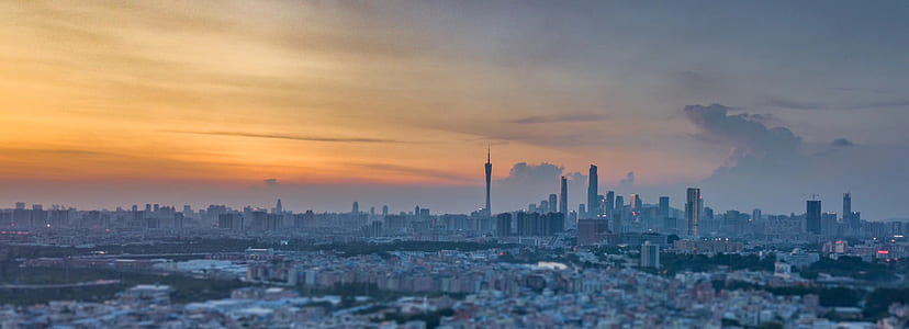 buildings at sunset thumbnail