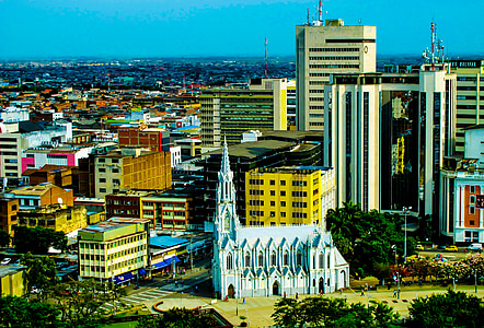 cathedral and high-rise buildings thumbnail
