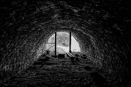 gray concrete tunne; thumbnail