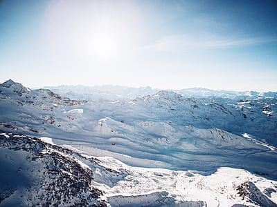 mountain ranges field with snow thumbnail