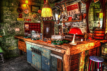 multicolored bar counter painting thumbnail