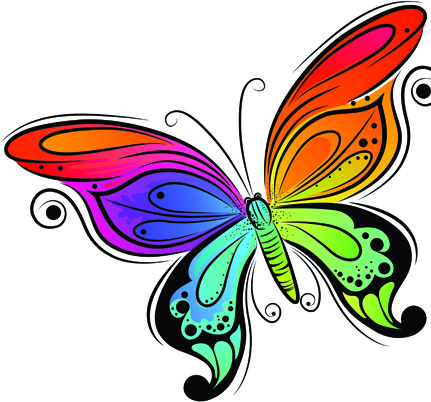 Wallpaper With Butterflies Vector Eps Ai File Free Graphics