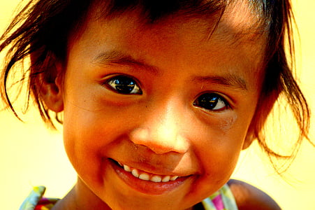 smiling girl face thumbnail