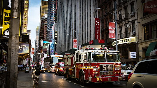 red and white firetruck thumbnail
