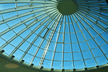 low-angle photography of round building ceiling interior thumbnail